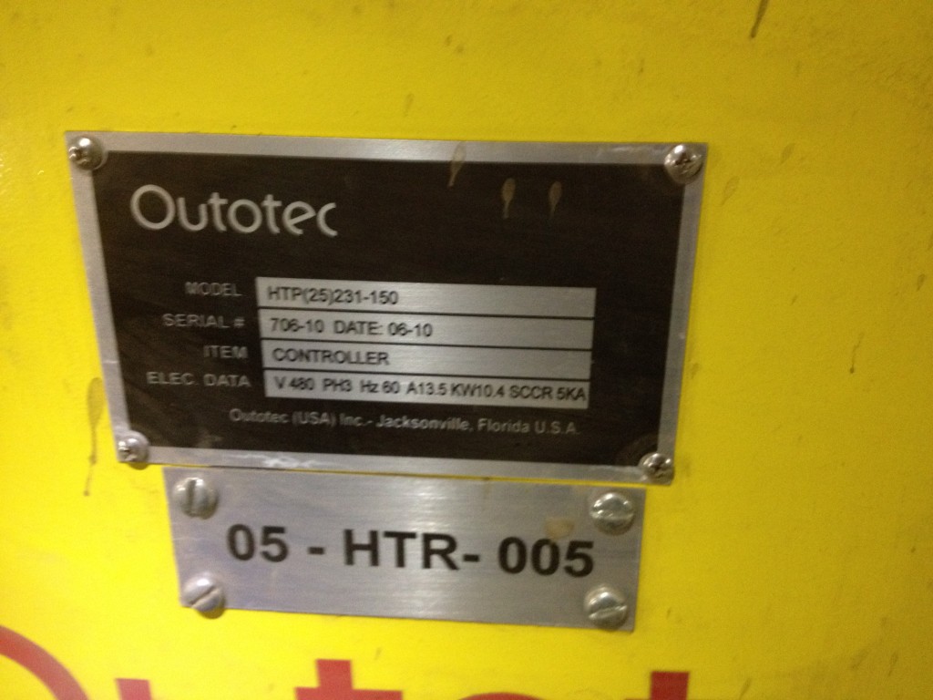 8 Units - Outotec Model Ht(25)231-150 High Tension Electrostatic 3-stage, Roll Separator, Conductor Retreat)